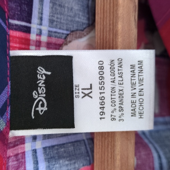 NEW Men's XL Grumpy Mad Skills Scrub Top Tooniforms Snow White & Seven Dwarves 7 - Picture 10 of 11